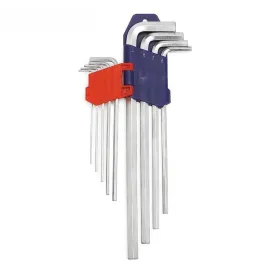 Allen Atslēgu Komplekts Workpro 1,5, 2, 2,5, 3, 4, 5, 6, 8, 10 mm Heksagonāls 9 Daudzums (9 gb.)