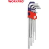 Набор Шестигранников Workpro 1,5, 2, 2,5, 3, 4, 5, 6, 8, 10 mm шестиугольный 9 Предметы (9 штук)
