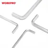 Allen Atslēgu Komplekts Workpro 1,5, 2, 2,5, 3, 4, 5, 6, 8, 10 mm Heksagonāls 9 Daudzums (9 gb.)