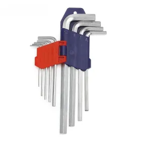 Allen Atslēgu Komplekts Workpro 1,5, 2, 2,5, 3, 4, 5, 6, 8, 10 mm Heksagonāls 9 Daudzums (9 gb.)
