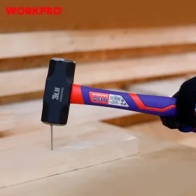Statybininko plaktukas Workpro Stiklo pluoštas