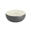 Dog Feeder Hunter Grey Ceramic Silicone 550 ml Modern