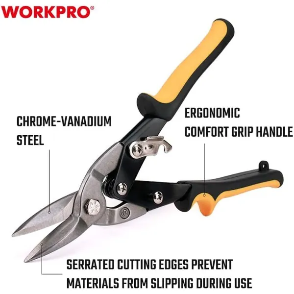 Scissors Zero-turn lawn mower Workpro 250 mm 250mm Upright