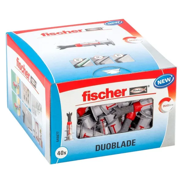 Naastud Fischer DUOBLADE 44 x 8 mm (40 Ühikut)