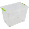 Коробка для хранения с колесами ArtPlast Прозрачный 60 L полипропилен