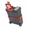 Toolbox with Compartments Fulmo 45 x 25 x 44 cm Double With wheels