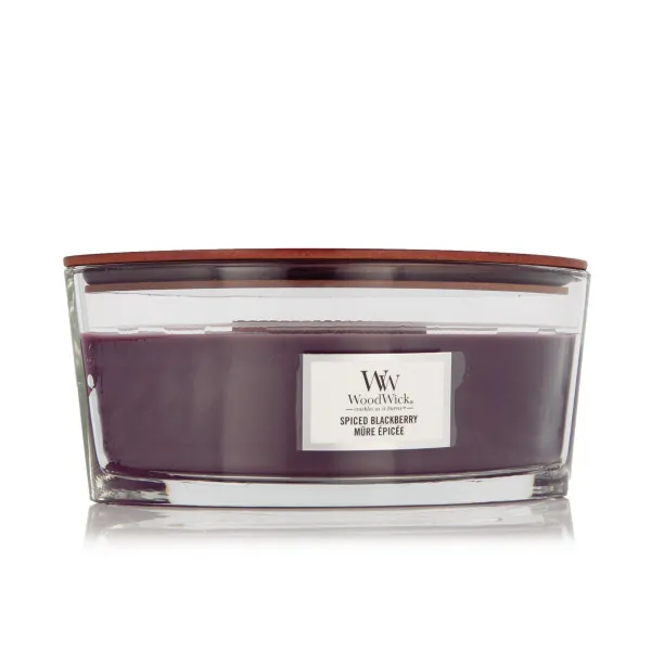 Tuoksukynttilä Woodwick Ellipse Candles Spiced Blackberry 453 g