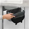 Cabinet door trash bin Wenko Fago 55028100 5 L Black Foldable