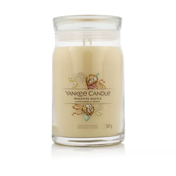 Tuoksukynttilä Yankee Candle Signature Large Jar Banoffee Waffle 567 g