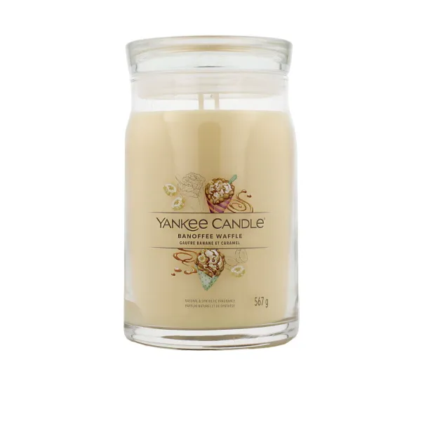 Tuoksukynttilä Yankee Candle Signature Large Jar Banoffee Waffle 567 g