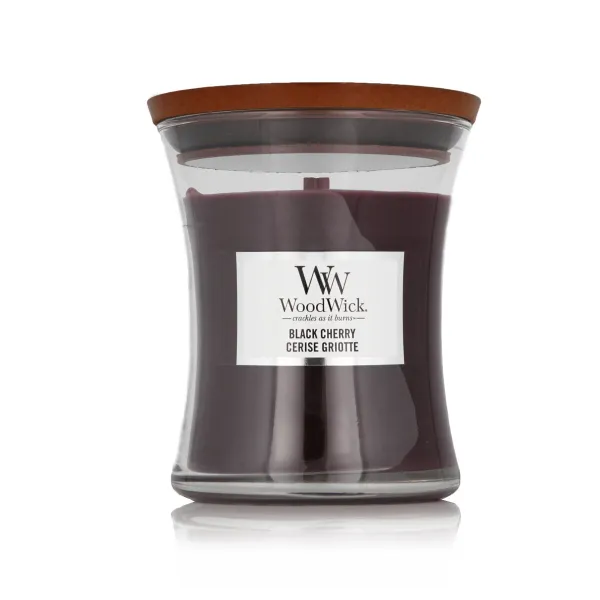Aromātiska svece Woodwick Black Cherry 275 ml