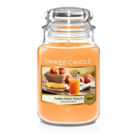 Scented Candle Yankee Candle Farm Fresh Peach 623 g