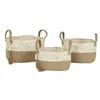 Basket set Home ESPRIT Natural Light brown Jute Modern 41 x 30 x 33 cm (3 Pieces)