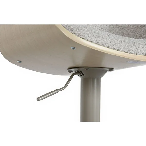 Stool Home ESPRIT Beige Grey Natural 50,5 x 50,5 x 90,5 cm