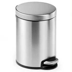 Мусорное ведро с педалью Durable Серебристый Нержавеющая сталь 5 L