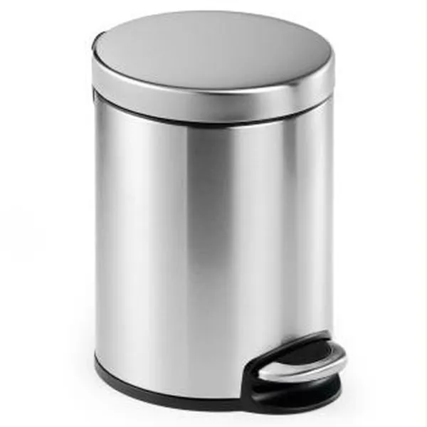 Мусорное ведро с педалью Durable Серебристый Нержавеющая сталь 5 L