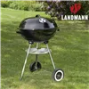 Coal Barbecue with Cover and Wheels Landmann Black 49 x 45 x 73 cm