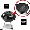 Coal Barbecue with Cover and Wheels Landmann Black 49 x 45 x 73 cm