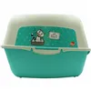 Cat Litter Box Aimé Blue White Plastic