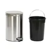 Pedal bin Home ESPRIT Silver Stainless steel polypropylene 12 L