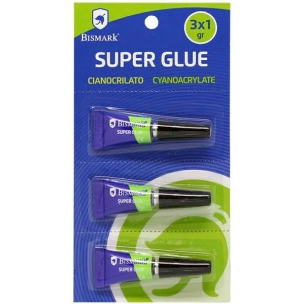 Tūlētēji Pielīpošs Bismark Super Glue 1 g (24 gb.)