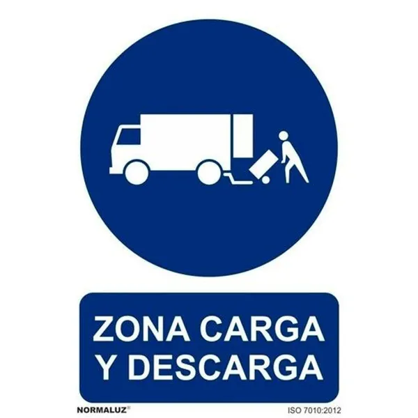 Akrilinių produktų stendas Archivo 2000 "ZONA CARGA Y DESCARGA" polipropileno 32 x 30 cm