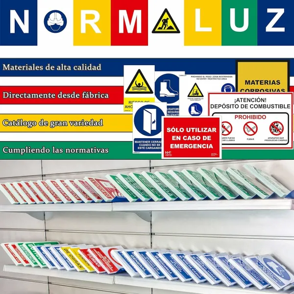 Akrilinių produktų stendas Archivo 2000 "ZONA CARGA Y DESCARGA" polipropileno 32 x 30 cm