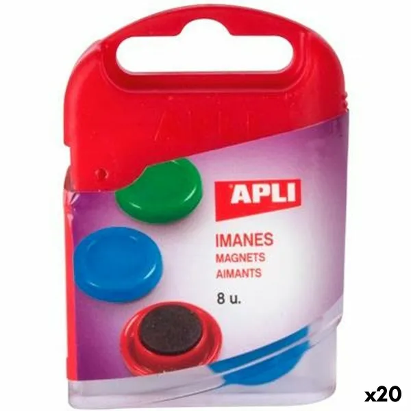 Магниты Apli Ø 2 cm 8 Предметы (20 штук)