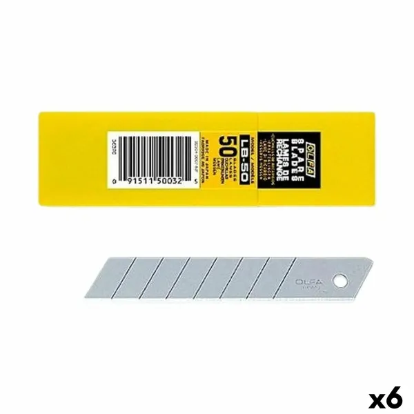 Pjovimo ašmenys Olfa 100 x 18 mm 6 vnt.