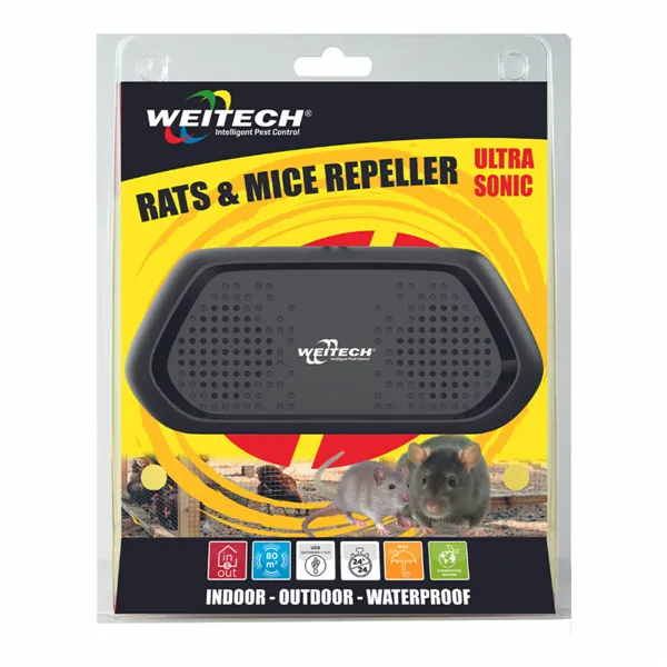 Ultrasonic rat and mouse repeller Weitech