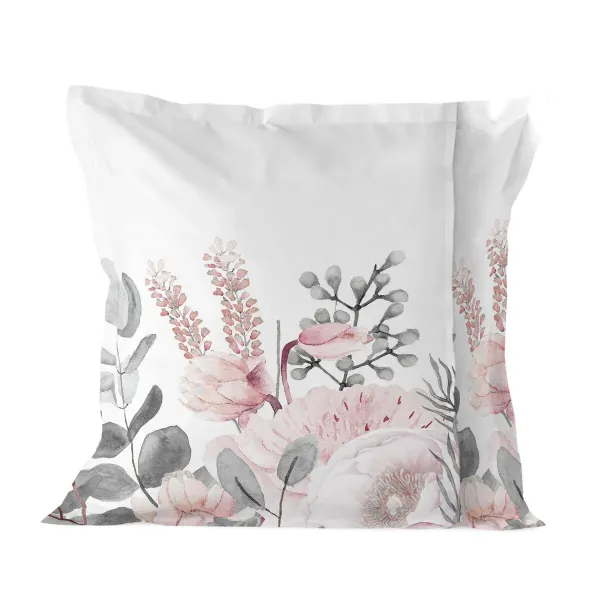 Pillowcase HappyFriday Delicate bouquet Multicolour 60 x 60 cm