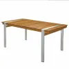 Valgomojo stalas Norah 220 x 100 x 74 cm Medžio Nerūdijantis plienas
