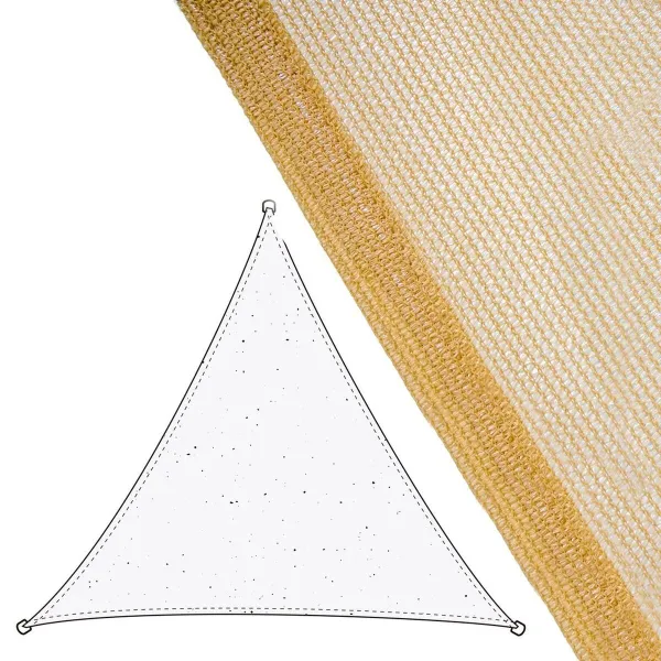 Aurinkosuojat Vela sombreo Beige 5 x 5 m 500 x 500 x 0,5 cm Markiisi