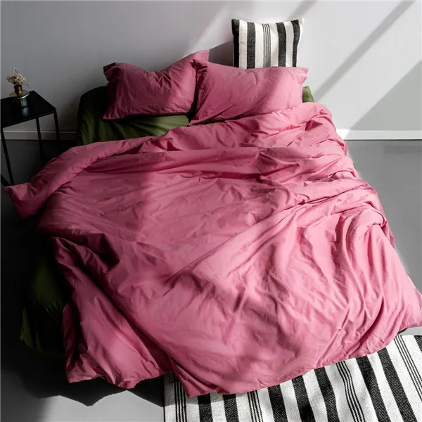 Nordic cover HappyFriday Basic Magenta 200 x 200 cm