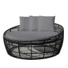 Leżak Dido 160 x 160 x 76 cm Ringjas Must