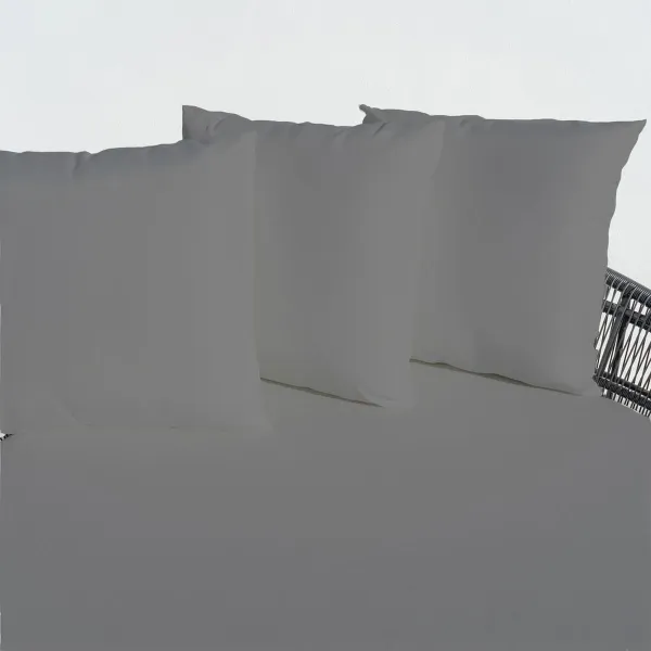 Leżak Dido 160 x 160 x 76 cm Ringjas Must