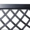 Скамья Viko 115 x 51 x 74 cm Чёрный Сталь сад