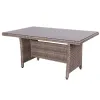 Обеденный стол Patsy 160 x 100 x 75 cm Стеклянный ротанг