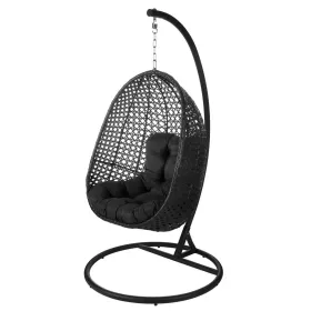 Šūpuļkrēsls Dido 190 x 95 x 95 cm Melns Rotangpalma