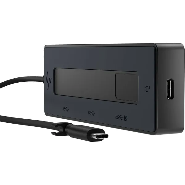 USB-jaotur HP 6G843AA Must 50 W