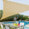 Shade Sail Vela sombreo White 3 x 3 m 300 x 300 x 0,5 cm Awning