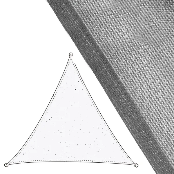 Aurinkosuojat Vela sombreo Harmaa 5 x 5 m 500 x 500 x 0,5 cm Markiisi