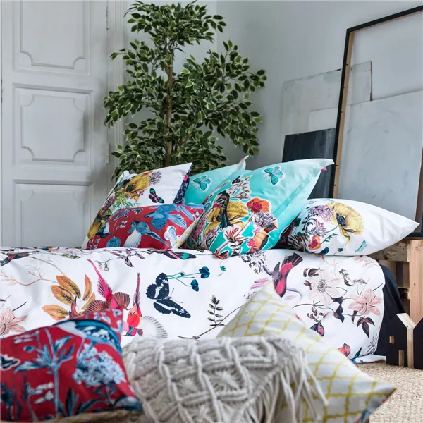 Nordic cover HappyFriday Birds of paradise Multicolour 140 x 200 cm