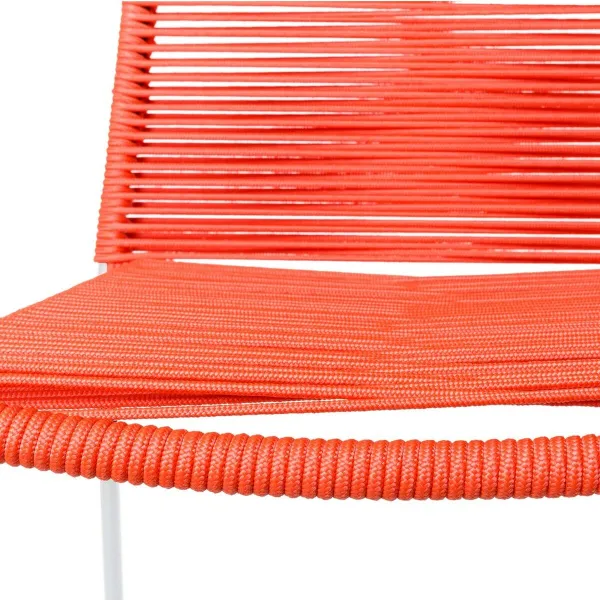 Sodo krėslas Antea 57 x 61 x 90 cm Raudona Virvė