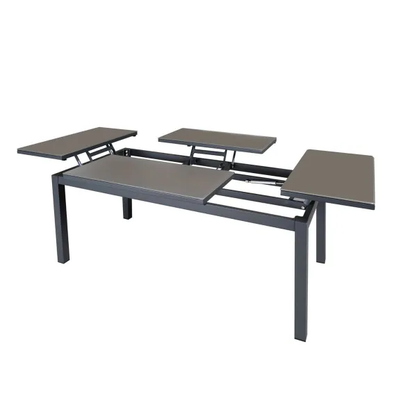 Valgomojo stalas Agnes 120 x 60 x 48,5 cm Aliuminis