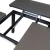 Valgomojo stalas Agnes 120 x 60 x 48,5 cm Aliuminis
