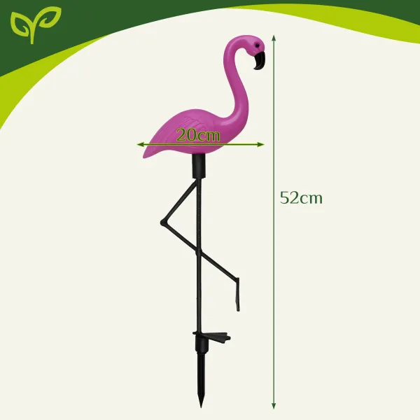 Päikeseenergial töötav aialamp - flamingo Gardlov 21151