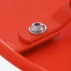 Side table Marzia Red Steel 70 x 70 x 40 cm