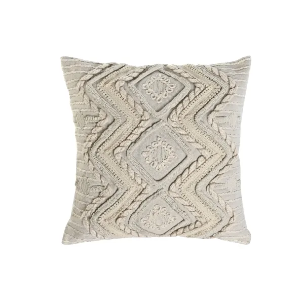 Cushion Home ESPRIT White Boho 45 x 45 cm