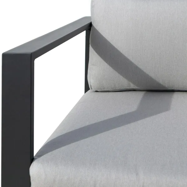 Garden sofa Agnes Graphite 224 x 224 x 65,5 cm Corner
